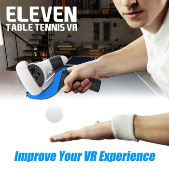 Ръкохватка за тенис на маса за Oculus Quest 2 контролер, ракета за тенис на маса, сигурна и удобна