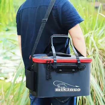 Сгъваема риболовна чанта Контейнер за вода, Риболовни принадлежности, Контейнер за жива риба от Рибарска кофа Сгъваема риболовна чанта Fishbox