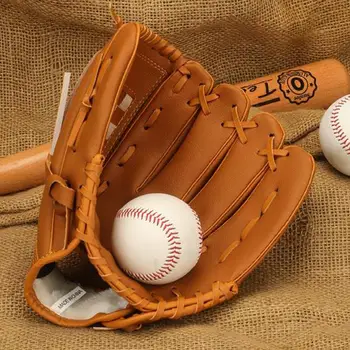 Спортна бейзболна ръкавица на открито, ръкавици за вата, размер тренировъчно облекло 10.5/11.5/12.5 Тренировочная ръкавица на лявата ръка на възрастен мъж жена