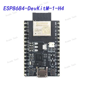 Такса за разработка на Avada Tech ESP8684-DevKitM-1-H4 ESP8684 с общо предназначение, построена в ESP8684-MINI-1, с пинов конектор