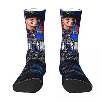 Фабио и Квартараро (1) годината на Реколтата чорапи за автоцикла, най-Добрата покупка, Руло одеала в контрастен цвят, Забавни Ластични чорапи