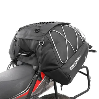 Чанта за мотоциклет Rhinowalk водоустойчив 35-50 л двустранен разтегателен чанта за опашката мотоциклет чанта за задна разпоредби